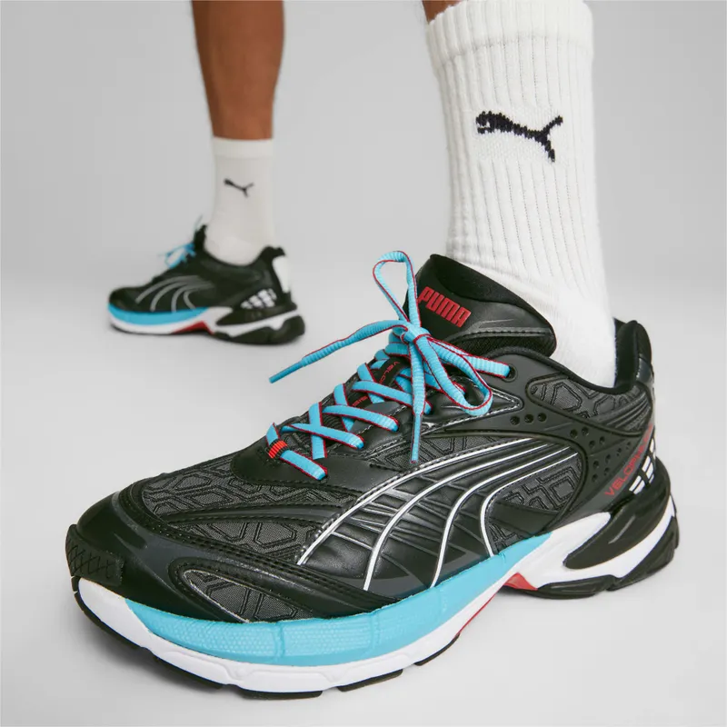 Puma Luxe Sport Velophasis Zwart/Blauw (390537-01)