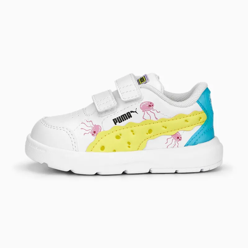 Puma x SPONGEBOB Evolve Court Wit/Blauw/Roze (390871-01)