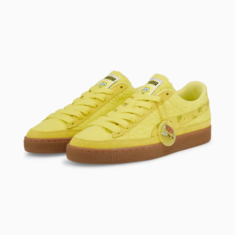 Puma x SPONGEBOB Suede Geel (391008-01)