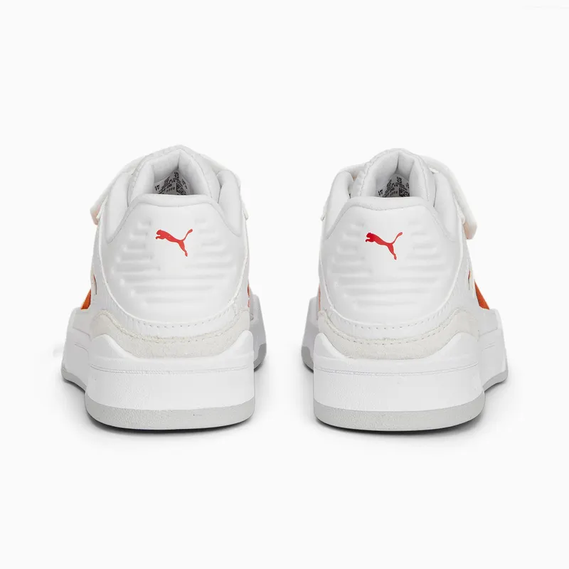 Puma Slipstream Suede FS met alternatieve sluiting Wit/Grijs/Rood (388684-06)