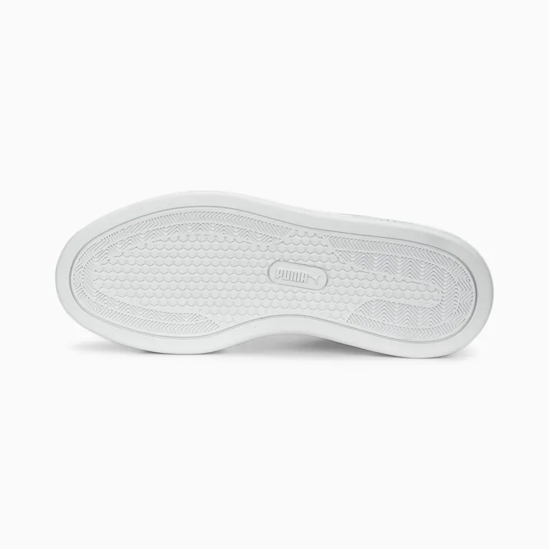 Puma Smash Platform V3 Metallic Zilver/Wit (389402-02)