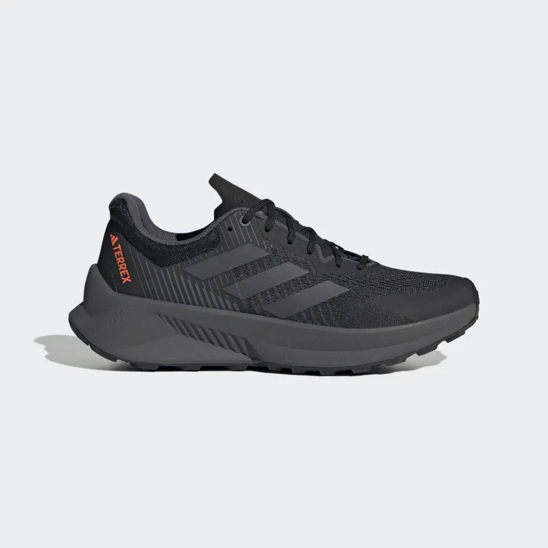 adidas TERREX Soulstride Flow Trail Running Core Black / Grey Six / Impact Orange (GX1822)