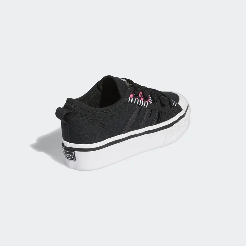 adidas Nizza Platform Core Black / Cloud White / Solar Pink (GX8365)