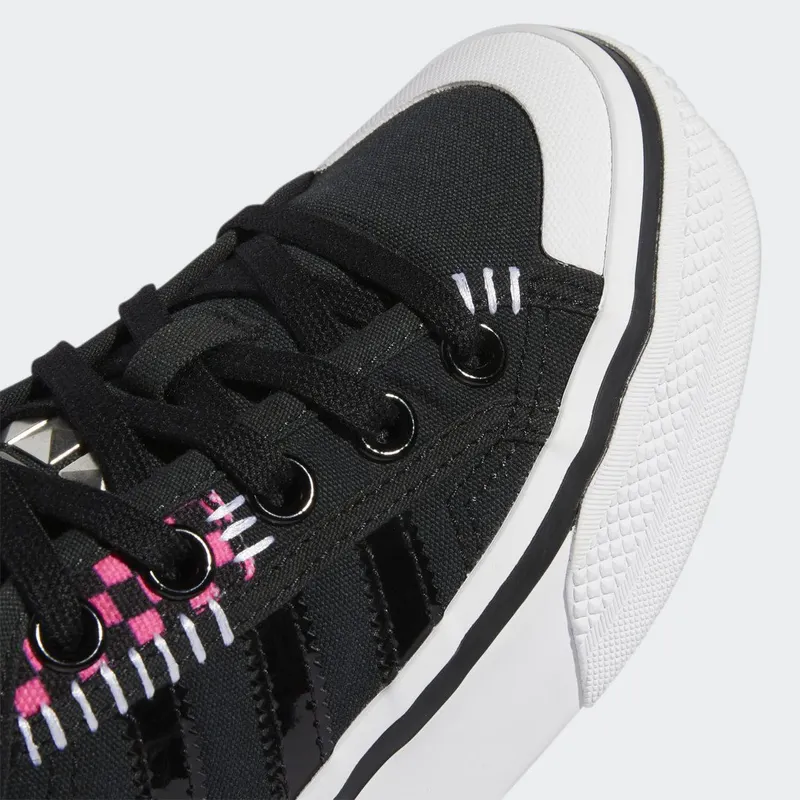 adidas Nizza Platform Core Black / Cloud White / Solar Pink (GX8365)