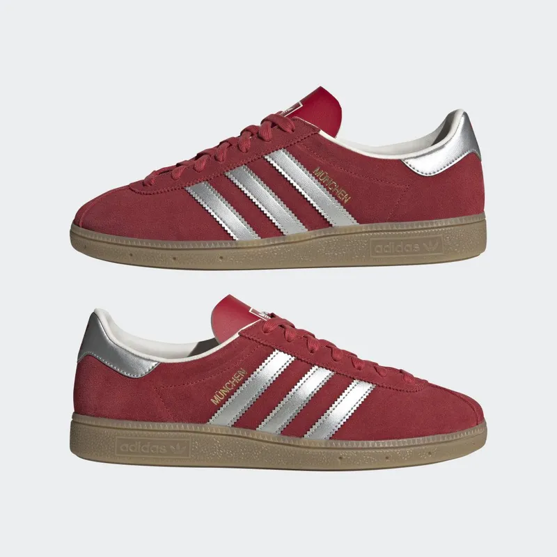 adidas Munchen Scarlet / Matte Silver / Gum (GY7402)
