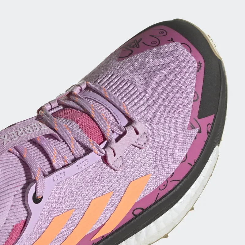 adidas TERREX FREE HIKER 2 BCA HIKING SCHOENEN Bliss Lilac / Beam Orange / Pulse Magenta (GZ0688)