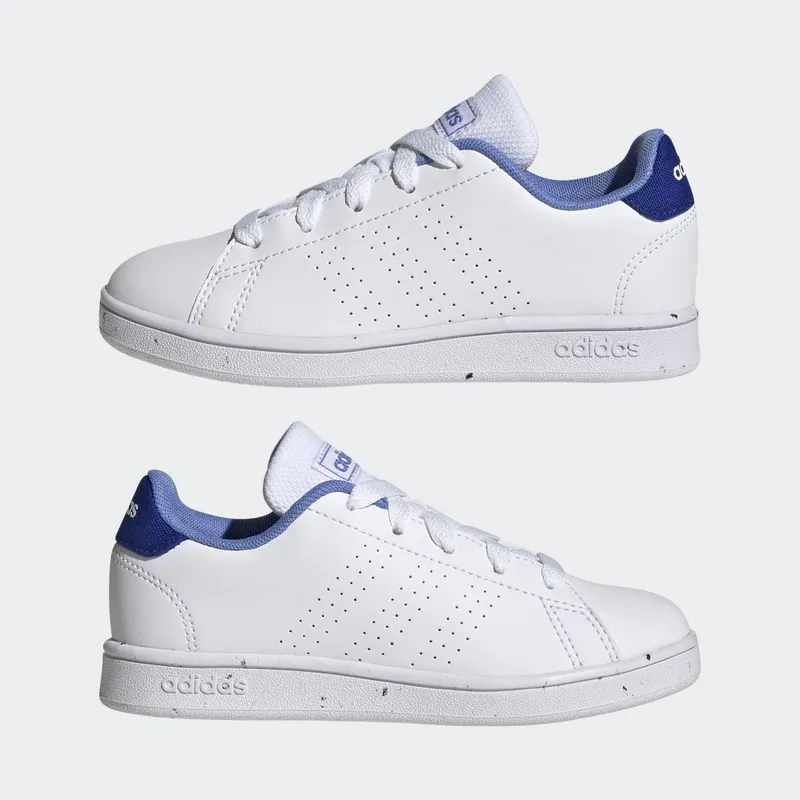 adidas Advantage Lifestyle Court Lace Cloud White / Cloud White / Blue Fusion (H06160)