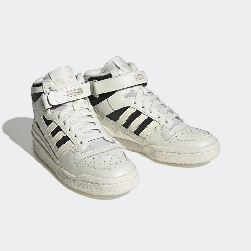 adidas Forum Mid Off White / Cream White / Core Black (H06453)