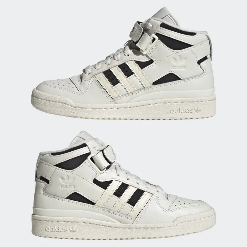 adidas Forum Mid Off White / Cream White / Core Black (H06453)