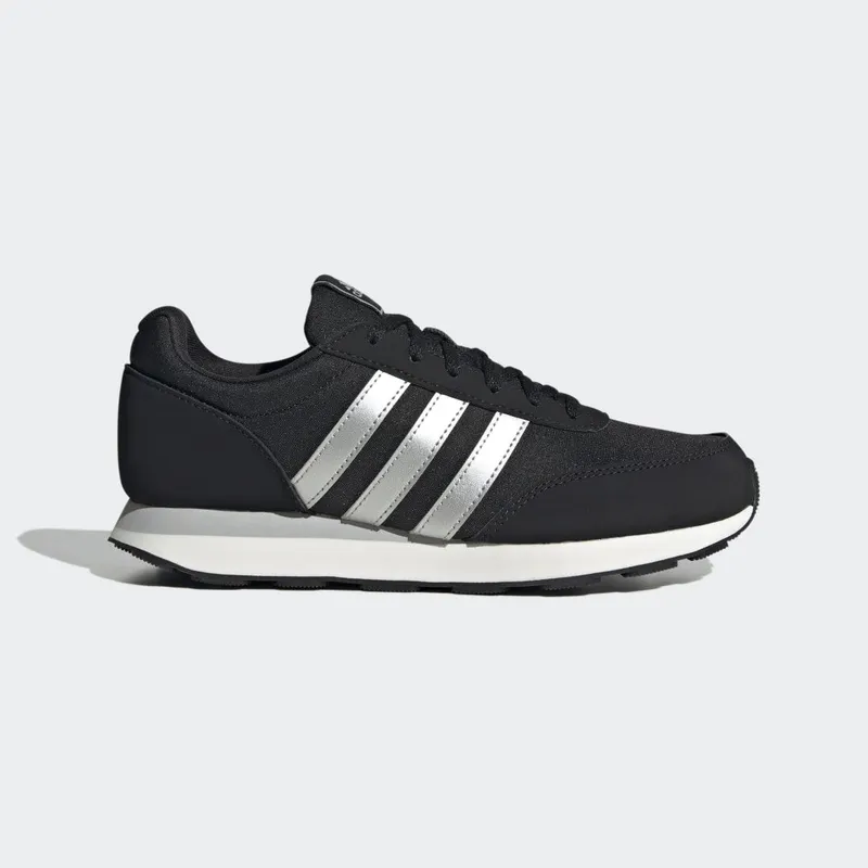 adidas Run 60s 3.0 Lifestyle Hardloopschoenen Core Black / Silver Metallic / Core White (HP2249)