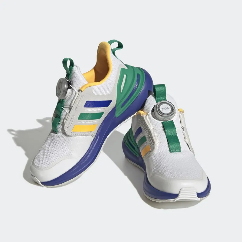 adidas RapidaSport Bounce met BOA Sluiting Cloud White / Lucid Blue / Court Green (HP2568)