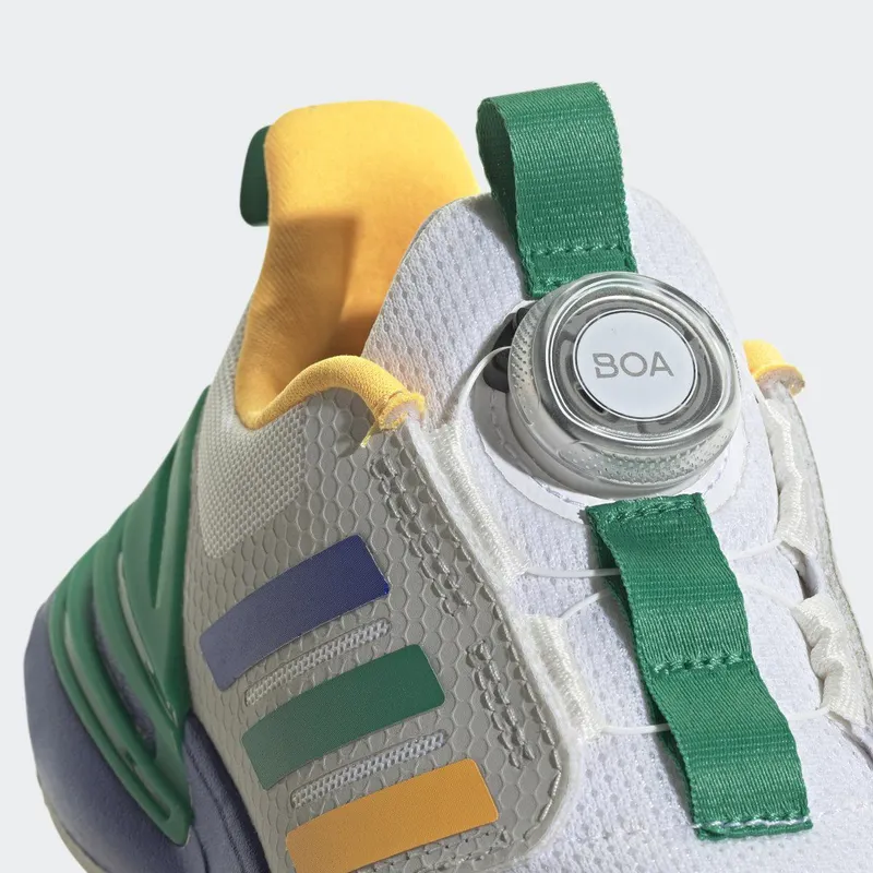 adidas RapidaSport Bounce met BOA Sluiting Cloud White / Lucid Blue / Court Green (HP2568)