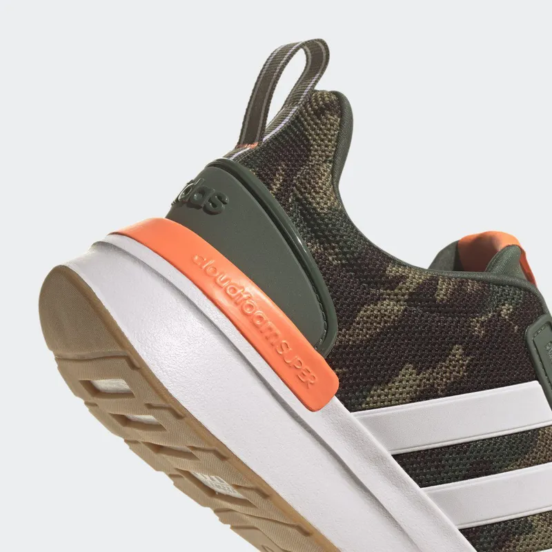 adidas Racer TR21 Cloudfoam Lifestyle Running Green Oxide / Cloud White / Screaming Orange (HP2720)
