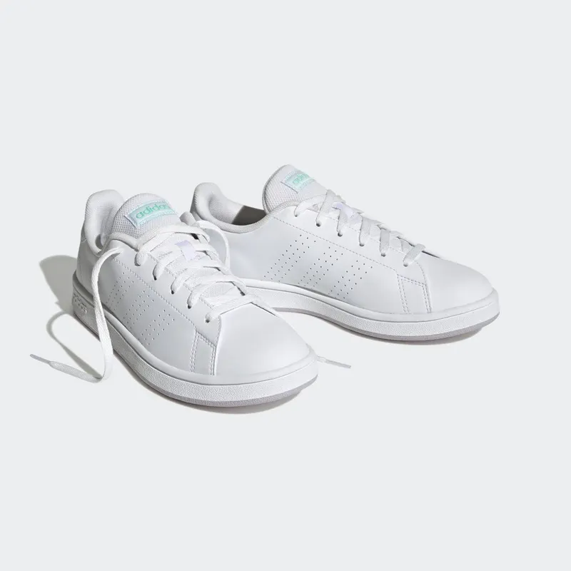 adidas Advantage Base Court Lifestyle Cloud White / Cloud White / Pulse Mint (HP9386)