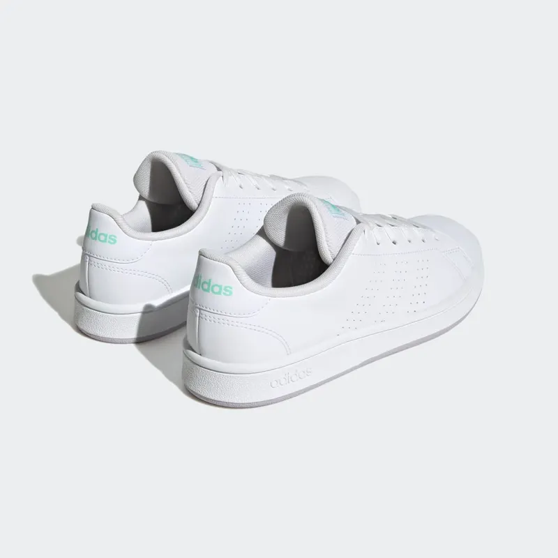 adidas Advantage Base Court Lifestyle Cloud White / Cloud White / Pulse Mint (HP9386)