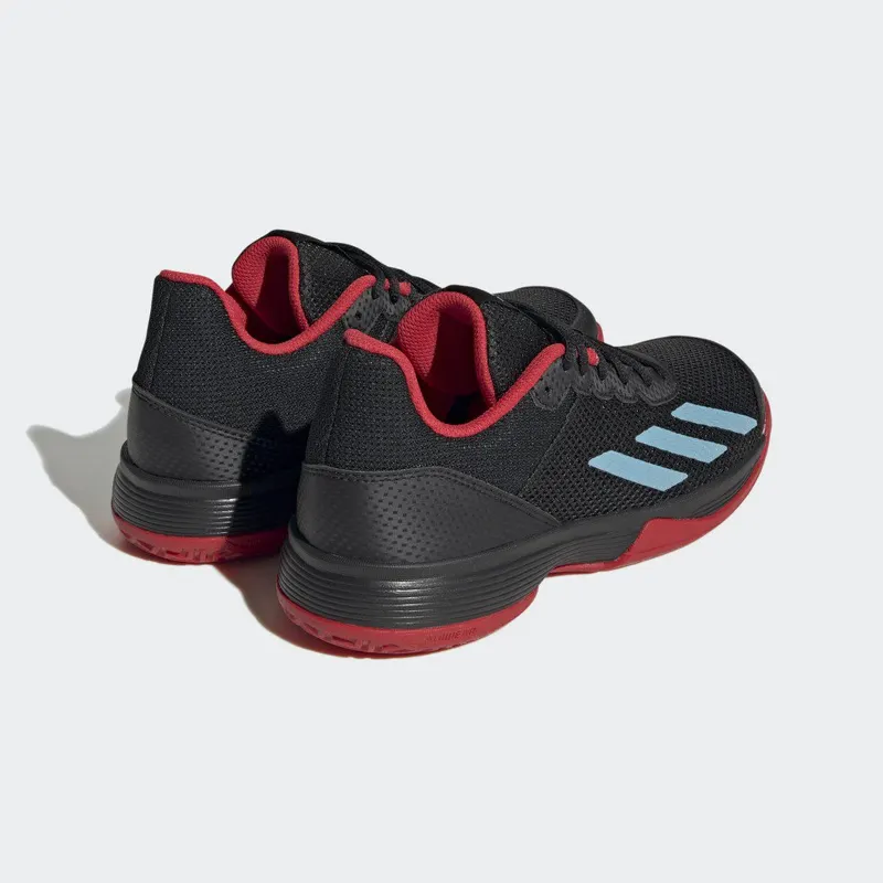 adidas Courtflash Tennis Core Black / Preloved Blue / Better Scarlet (HP9717)