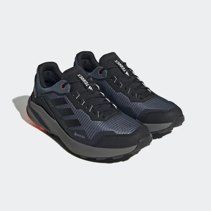 adidas Terrex Trail Rider GORE-TEX Trail Running Wonder Steel / Core Black / Impact Orange (HQ1234)