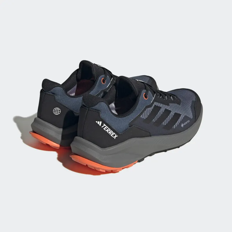 adidas Terrex Trail Rider GORE-TEX Trail Running Wonder Steel / Core Black / Impact Orange (HQ1234)