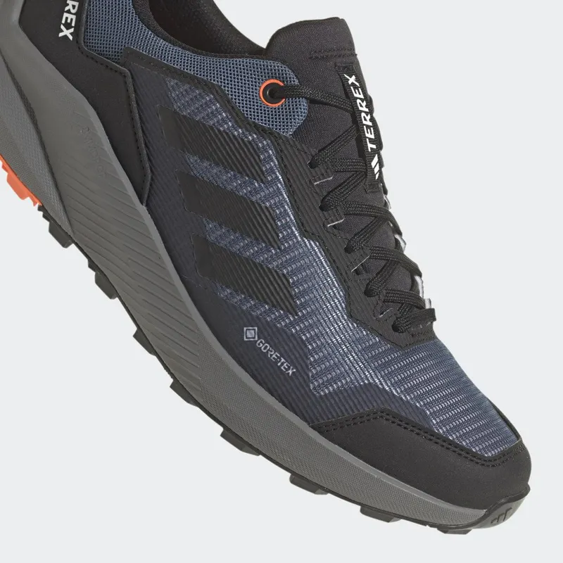adidas Terrex Trail Rider GORE-TEX Trail Running Wonder Steel / Core Black / Impact Orange (HQ1234)