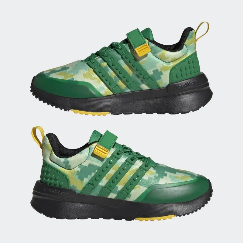 adidas adidas x LEGO® Racer TR21 met Elastische Veters en Klittenband Green / Green / Core Black (HQ1325)