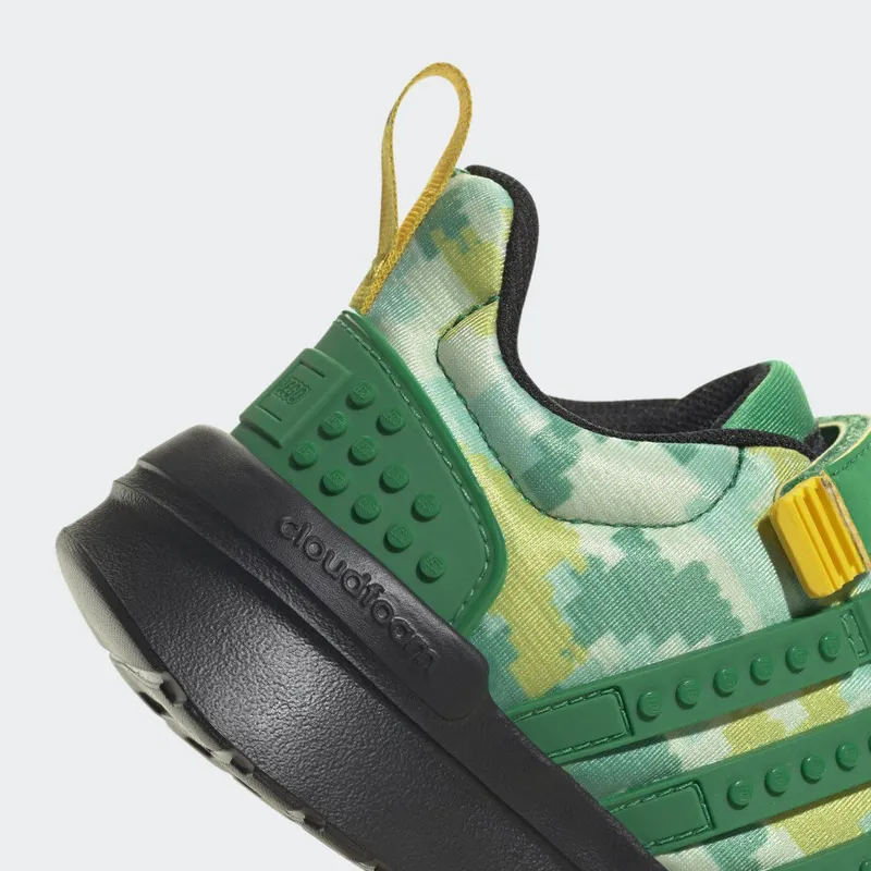 adidas adidas x LEGO® Racer TR21 met Elastische Veters en Klittenband Green / Green / Core Black (HQ1325)