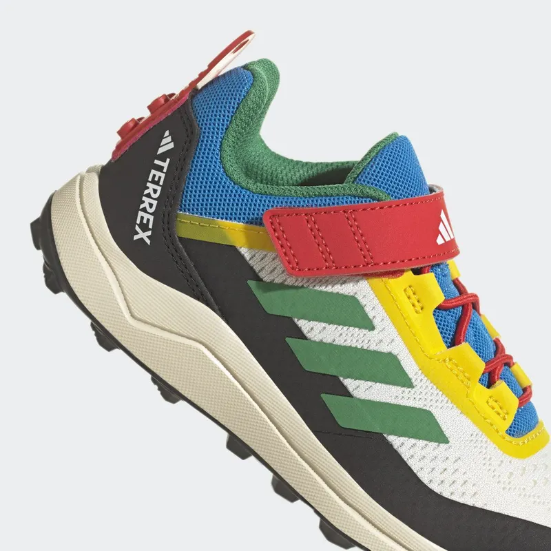 adidas Terrex x LEGO® Agravic Flow Trail Running Off White / Core Green / Ecru Tint (HQ3505)
