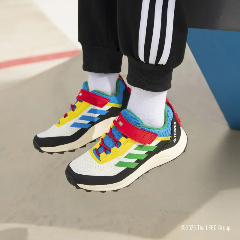 adidas Terrex x LEGO® Agravic Flow Trail Running Off White / Core Green / Ecru Tint (HQ3505)