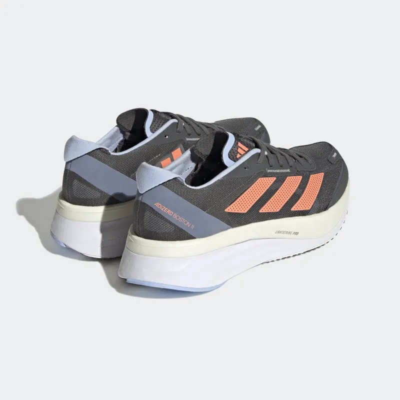 adidas Adizero Boston 11 Grey Six / Coral Fusion / Blue Dawn (HQ3698)