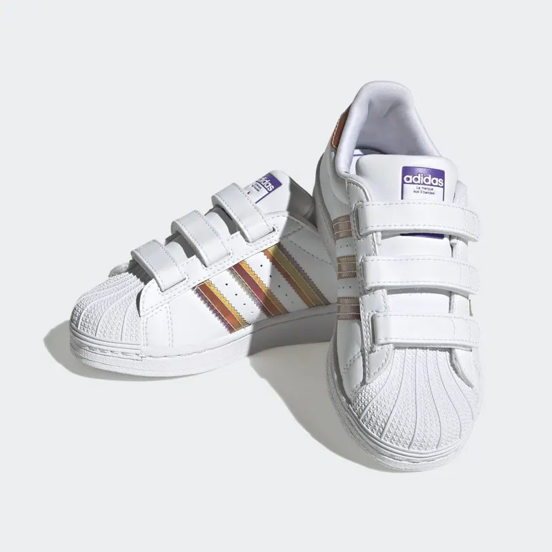 adidas Superstar Cloud White / Cloud White / Purple Rush (HQ4345)