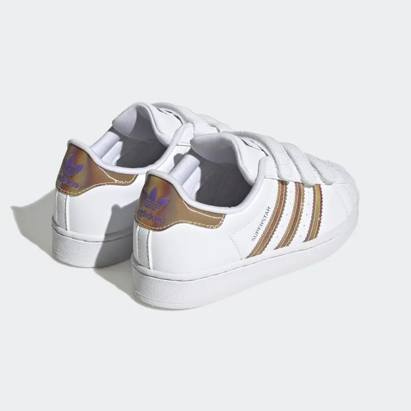 adidas Superstar Cloud White / Cloud White / Purple Rush (HQ4345)