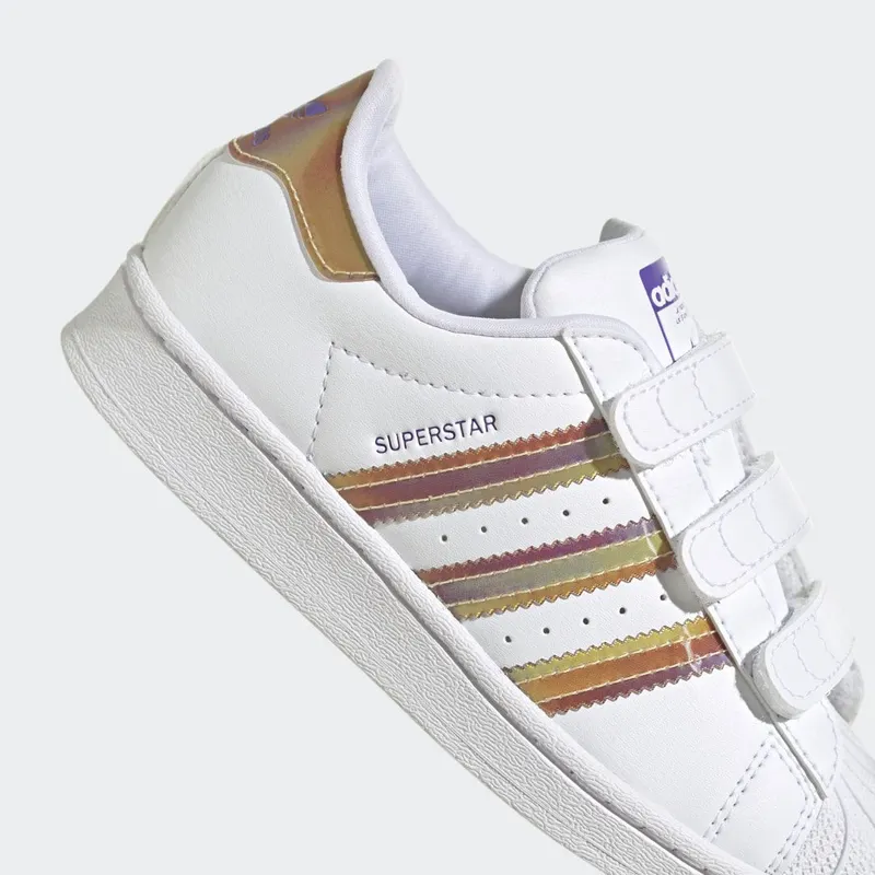 adidas Superstar Cloud White / Cloud White / Purple Rush (HQ4345)