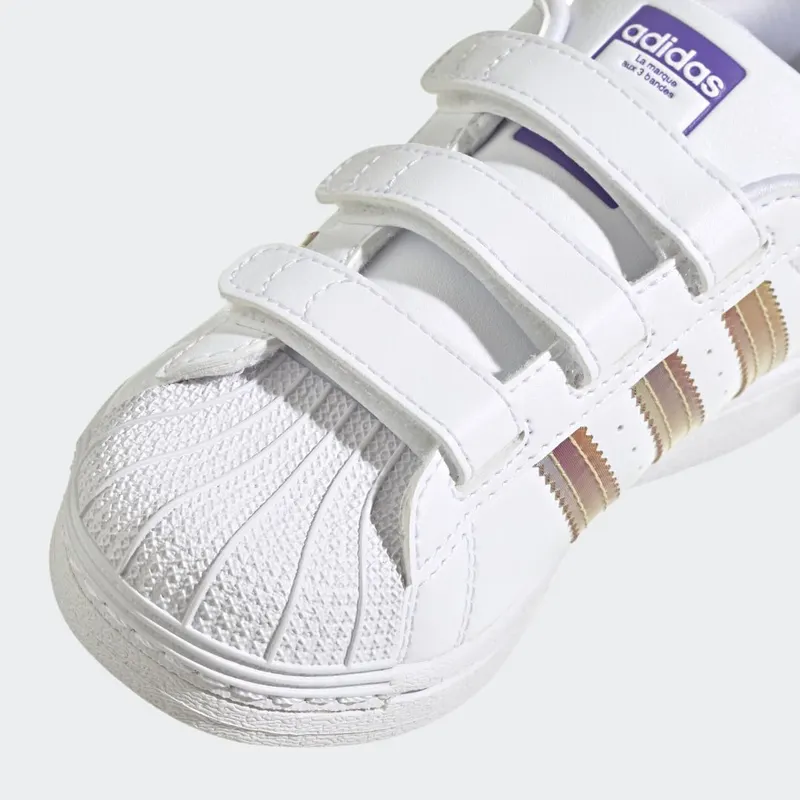 adidas Superstar Cloud White / Cloud White / Purple Rush (HQ4345)