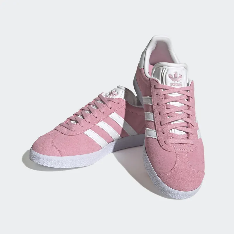adidas Gazelle Cloud White / Pink Glow / Gold Metallic (HQ4412)