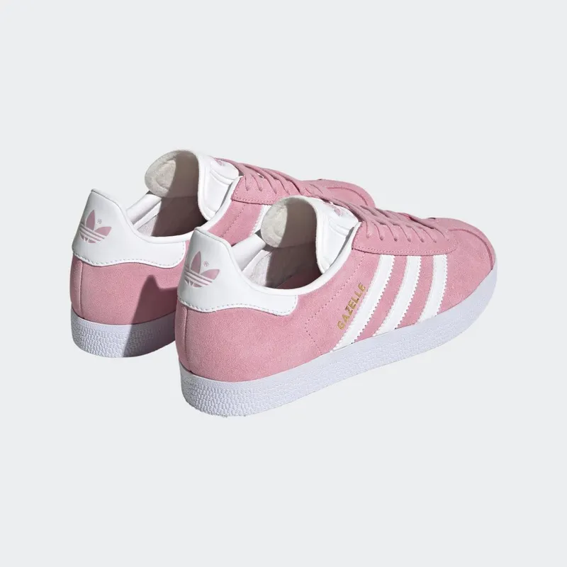 adidas Gazelle Cloud White / Pink Glow / Gold Metallic (HQ4412)