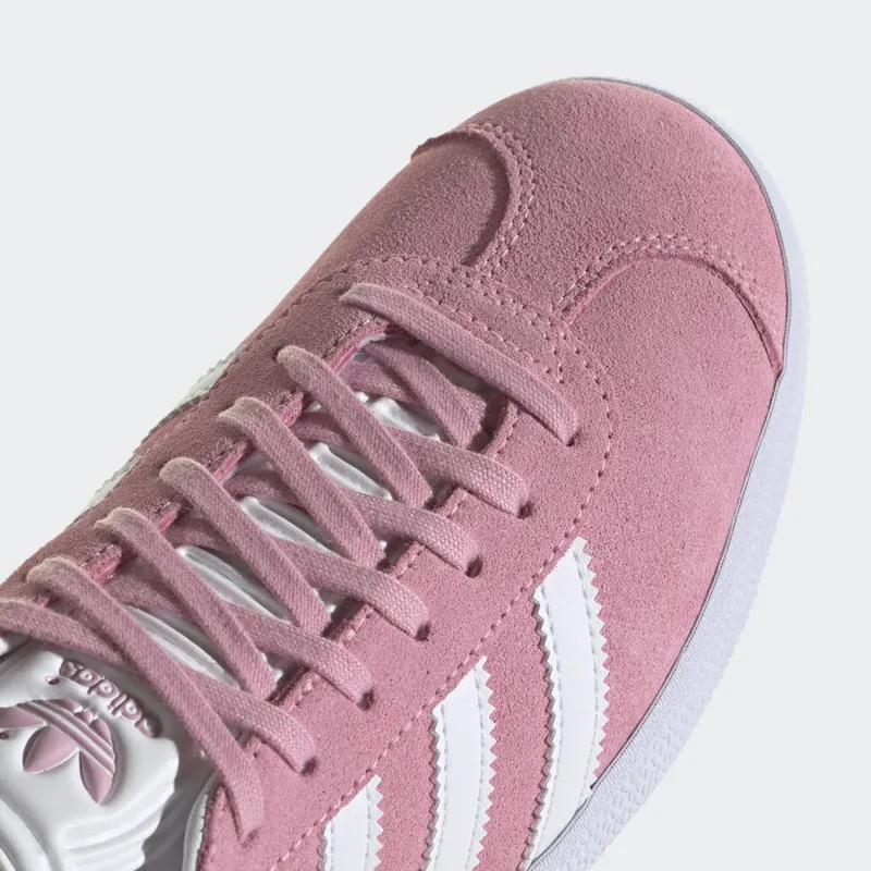 adidas Gazelle Cloud White / Pink Glow / Gold Metallic (HQ4412)