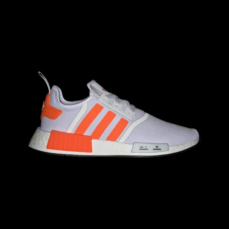 adidas NMD_R1 Cloud White / Solar Orange / Core Black (HQ4463)