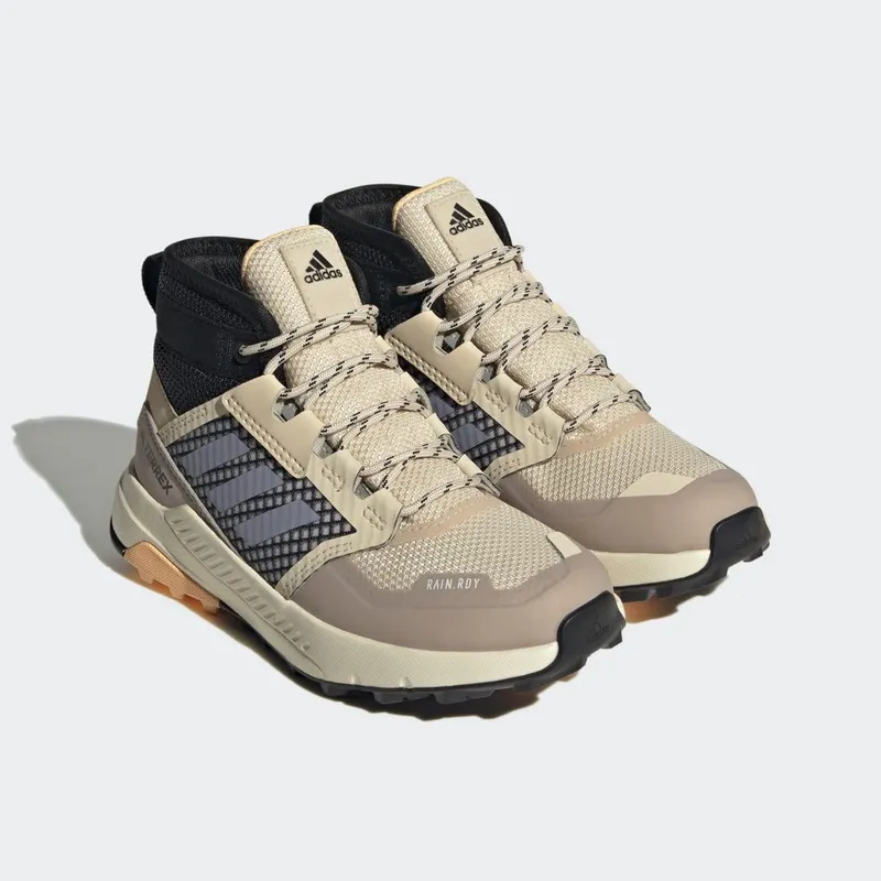 adidas Terrex Trailmaker Mid RAIN.RDY Hiking Sand Strata / Silver Violet / Acid Orange (HQ5807)
