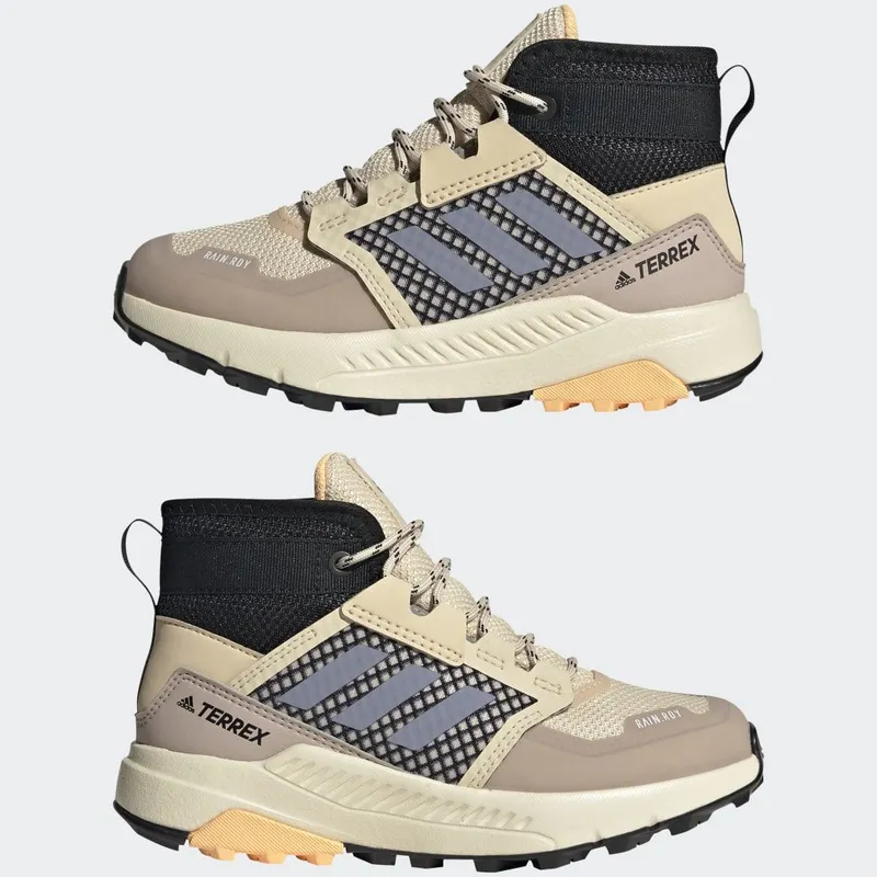 adidas Terrex Trailmaker Mid RAIN.RDY Hiking Sand Strata / Silver Violet / Acid Orange (HQ5807)
