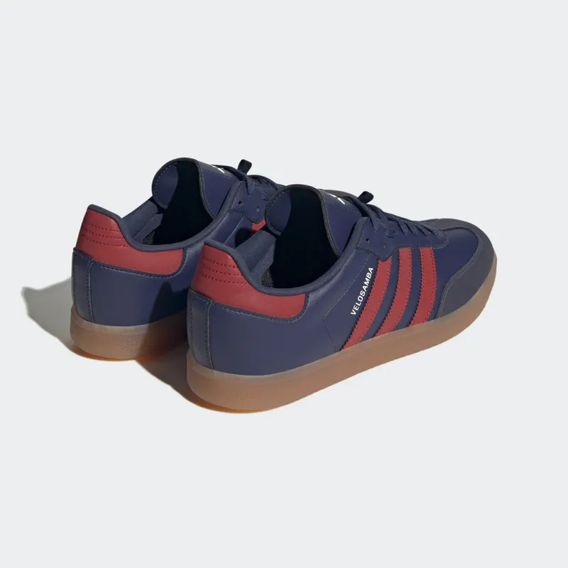 adidas The Velosamba Vegan Fietsschoenen Team Navy Blue 2 / Better Scarlet / Cloud White (HQ6708)