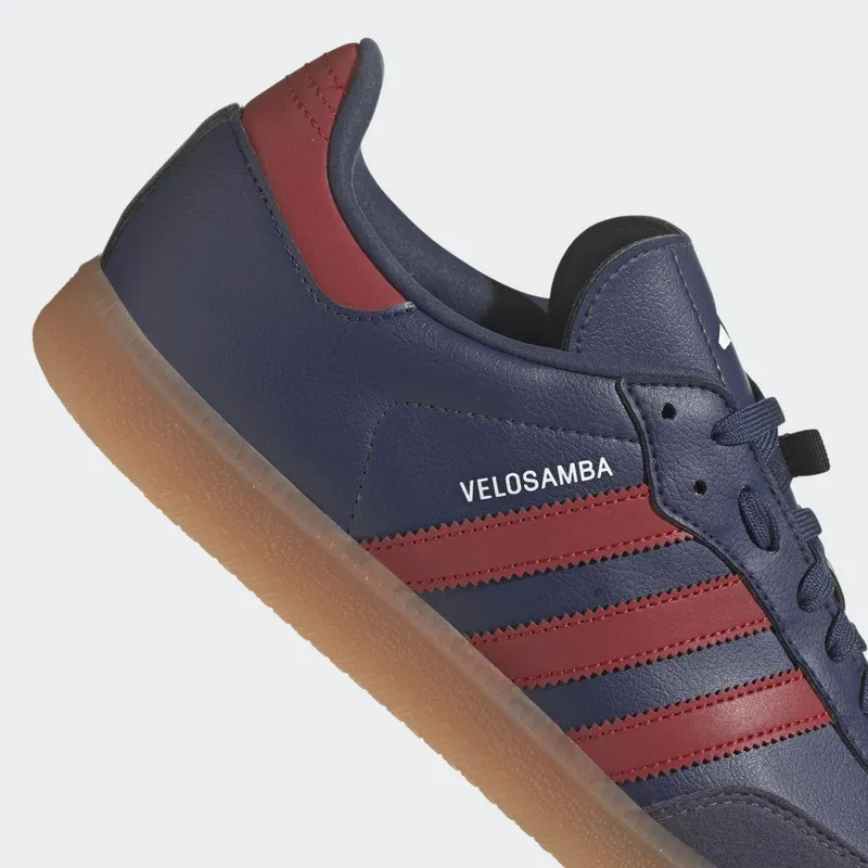 adidas The Velosamba Vegan Fietsschoenen Team Navy Blue 2 / Better Scarlet / Cloud White (HQ6708)