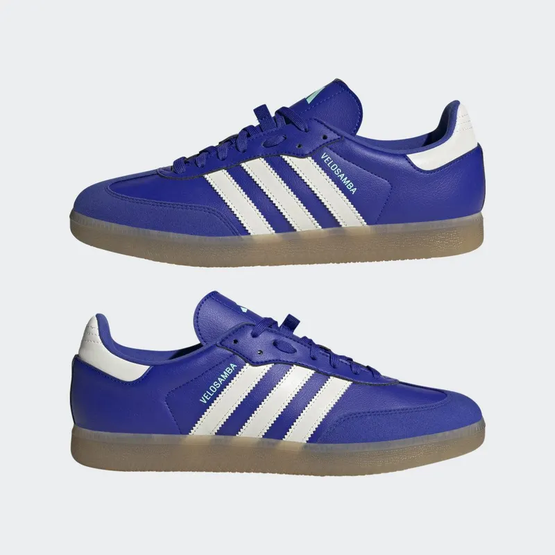 adidas The Velosamba Vegan Fietsschoenen Lucid Blue / Off White / Pulse Mint (HQ6709)