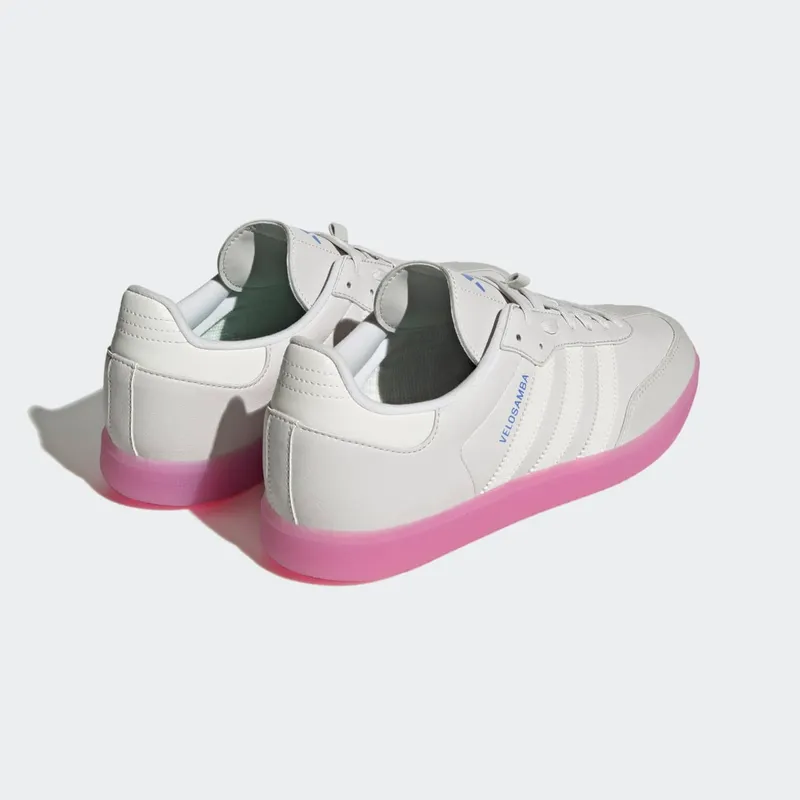 adidas The Velosamba Vegan Fietsschoenen Grey One / Off White / Lucid Fuchsia (HQ6710)