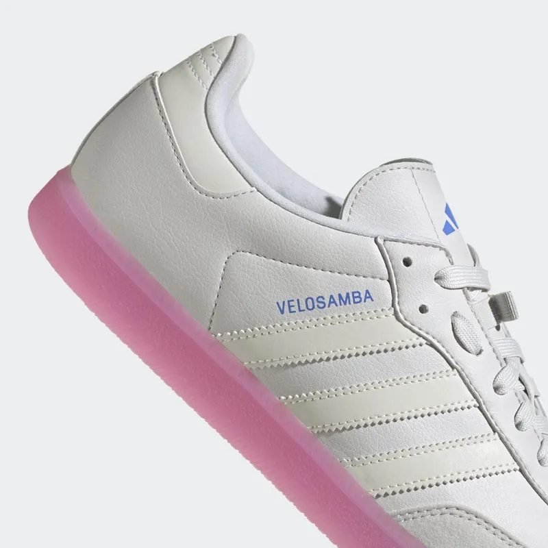 adidas The Velosamba Vegan Fietsschoenen Grey One / Off White / Lucid Fuchsia (HQ6710)