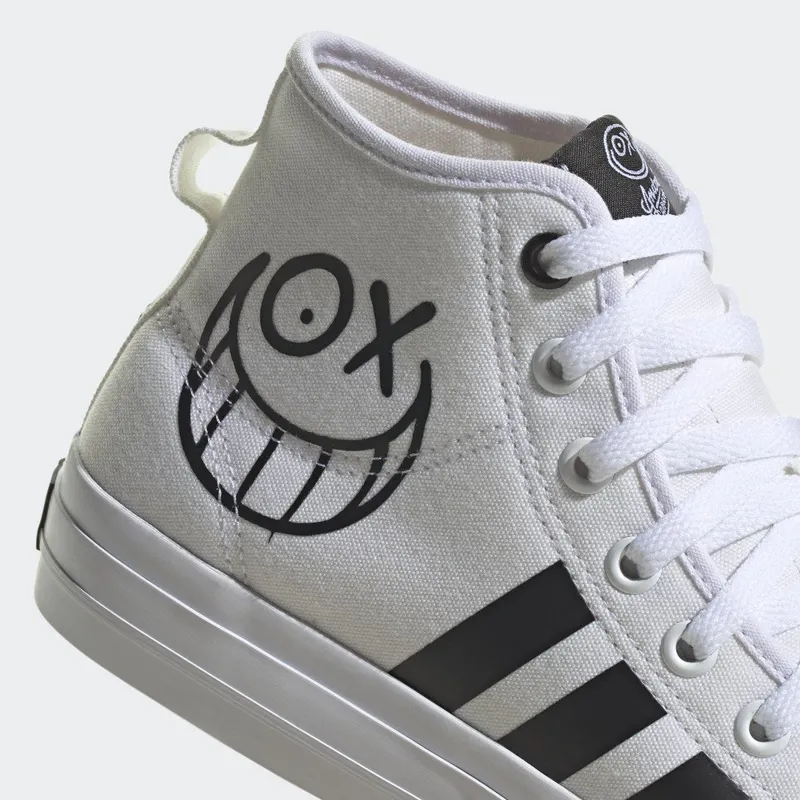adidas Nizza High RF x André Saraiva Cloud White / Core Black / Semi Pink Glow (HQ6861)