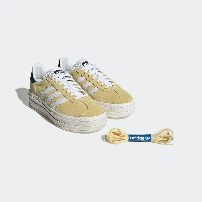 adidas Gazelle Bold Almost Yellow / Cloud White / Legend Ink (HQ6891)