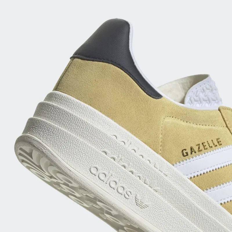 adidas Gazelle Bold Almost Yellow / Cloud White / Legend Ink (HQ6891)