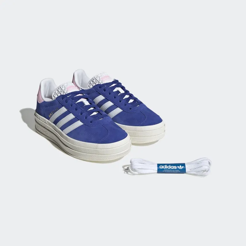 adidas Gazelle Bold True Pink / Semi Lucid Blue / Core White (HQ6894)