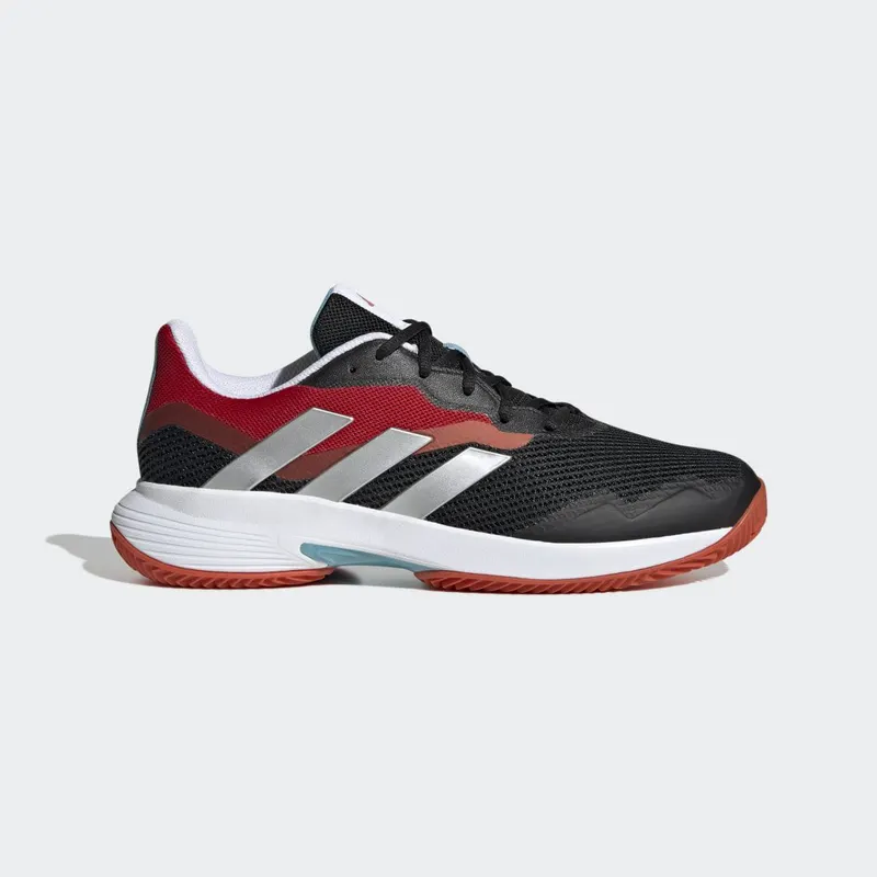 adidas CourtJam Control Clay Tennisschoenen Core Black / Cloud White / Better Scarlet (HQ6949)