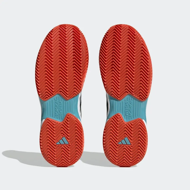 adidas CourtJam Control Clay Tennisschoenen Core Black / Cloud White / Better Scarlet (HQ6949)