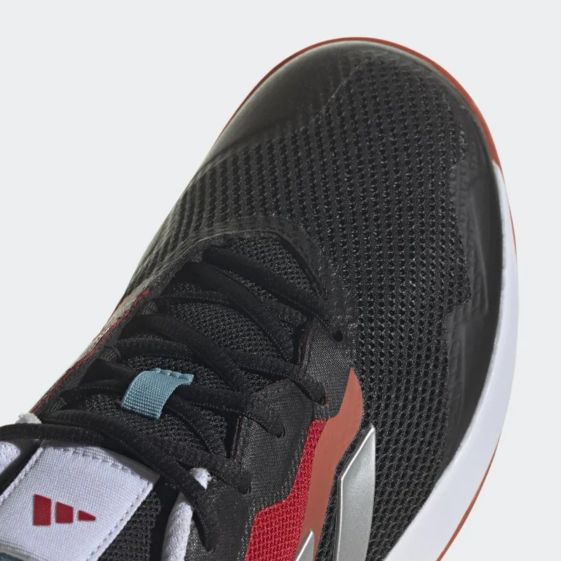 adidas CourtJam Control Clay Tennisschoenen Core Black / Cloud White / Better Scarlet (HQ6949)